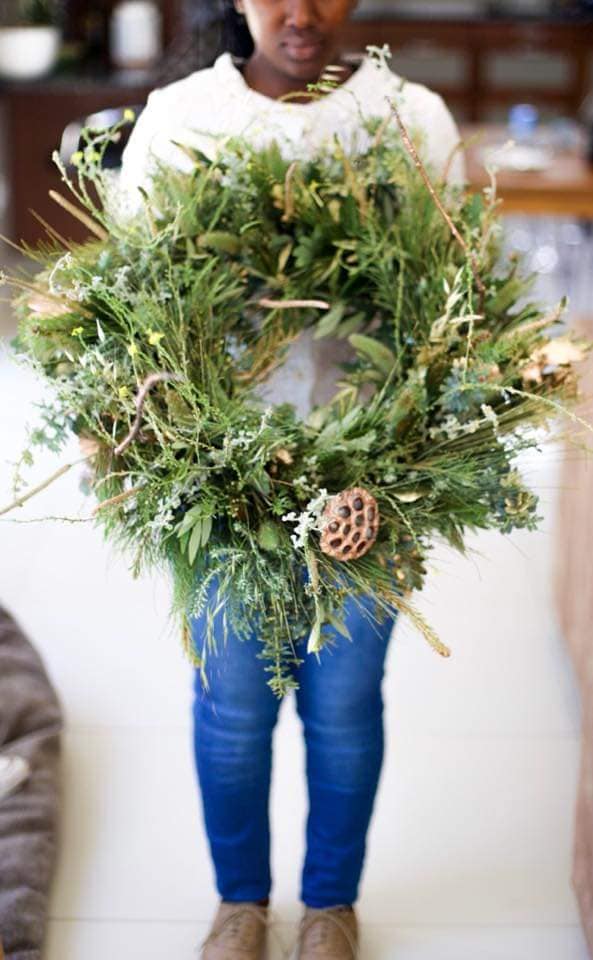Make a Fresh Christmas Door Wreath - Workshop Tuesday 2 December 2025 10:00 - 12:00