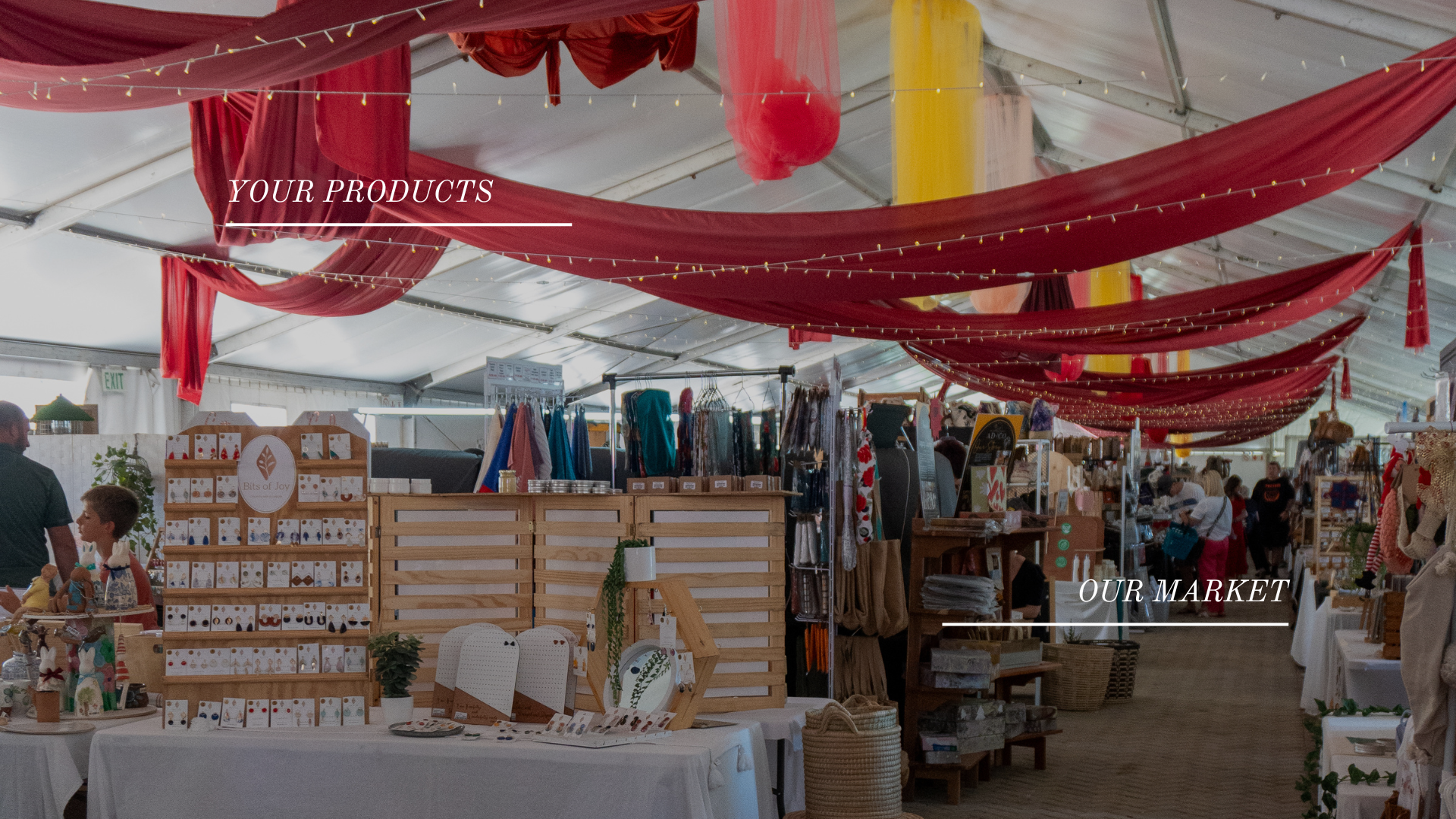 Artisan crafts at a Skeppend market in Cape Town